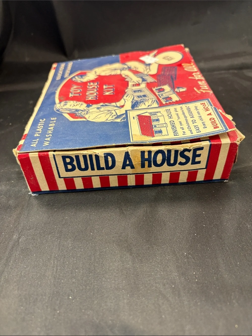 Toy House Kit - Red Kids Toy.  0262